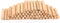 Round Wood Tenon Grooved Plugs, Hard Wood Craft Furniture Fitting Rods Tool (6 * 40mm / 0.2 * 1.6in)