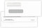 NextDayLabels Double Window Security Check Envelope | Fits QuickBooks Printed Checks | Pack of 100 | 3-5/8" x 8-11/16"