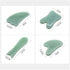 AMAZWI Set 5) Gua sha Scraper Board Natural Jade Guasha Stone Board Facial Eye Guasha Plate Jade Face Massager Scraper