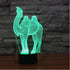 3D 16 Night Light for Kids Camel Led Lamp with Remote Control Color Changing Xmas Birthday Gift for Child