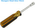 10mm Socket Wrench Screwdriver, Hex Socket Wrench High-Carbon Steel Nut Driver with Non-Magnetic Tip