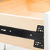 12-inch 35mm 2-Section Alipis Wide Hidden Cabinet Drawer Slides Ball Bearing Furniture Guide Rails for Tv Stands
