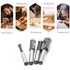 4pcs 1/4 Inch C3 Trimming 1/4, 5/16, 3/8, 1/2 Flush Trim Router Bit Shank, Top Bearing Template Router Bit, Updated