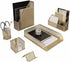 Gold Desk Accessories for Women Office, 6 Piece Gold Desk Set, Office Supplies Gold Organizer - Office Organization Set