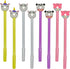 Maydahui 12PCS Cute Animal Donuts Gel Pen, Fun Food Pens, Panda Bear Cat Unicorn Style, Black Ink for Party School