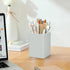 Pen Holder for Desk,Nordic Elegance Square Silicone Pencil Holder Soft Minimalist Desk Pen Cup Stand Waterproof Multifunctional Office Supplies for Home,Kids and School(Grey) by minimaliving