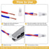 50pcs Closed End Crimp Connectors, AWG8-6 Insulation Wire End Caps, Protective Nylon Wire Crimps Terminal (CE8)