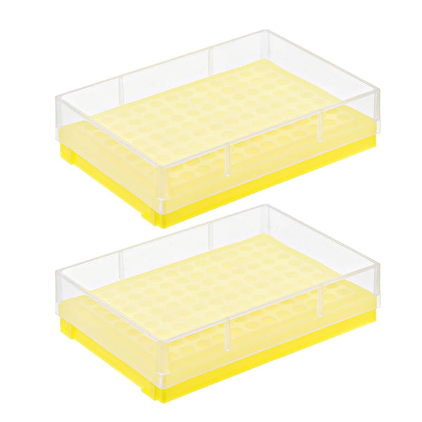 YOKIVE 2 Pcs Centrifuge Tube Rack - PP Holder for 0.2ml Centrifuge Tubes, Great for Labs and Scientific Institutes