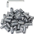 40pcs Threaded Inserts for Wood, 1/4-20 Furniture Screw in Nuts, 20mm Length
