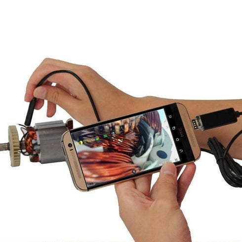 3 in 1 Endoscope Inspection Camera: Digital Semi-Rigid Borescope, Waterproof Black HD Camera, 2m/78.7inch