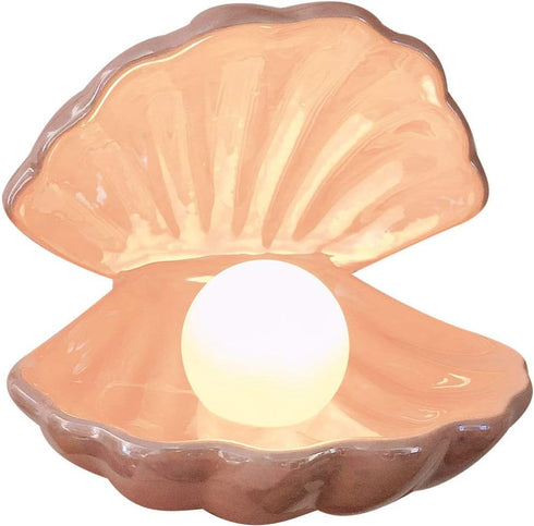 IMIKEYA Shell Light LED Seashells Mood Lamp Portable Night Light in Shell