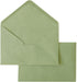 PONATIA 50 Pack Sage Green A4 Envelopes, 4 1/4 x 6 1/8 Inches for Christmas Gift Cards, Wedding Details, Thank You Cards