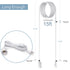 15Ft 4-Pack 360W E26 E27 UL Extension Hanging Lantern Cord Cable JACKYLED with Socket On/Off Button Pendant Lighting