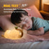 3-Level Dimmable Silicone Elephant Night Light for Kids - & Rechargeable LED Lamp, Touch Control Soft Animal Light
