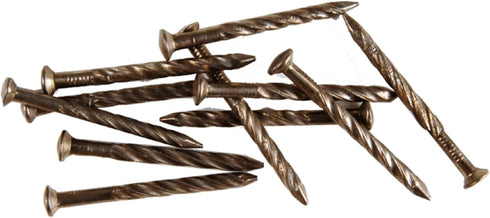 M-D Building Products 21478 Pewter Floor Metal Screw Nails, 1-1/4 in. (12Ct)