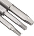 9pcs (3 Sets) 1/4 Inch Hex Shank Magnetic Square Head Screwdriver Bits Set for Electric Screw Driver Kit