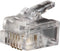 Klein Tools VDV826-601 6p4c Plugs, RJ11 Modular Telephone Connector for Solid or Stranded Conductors
