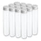 PATIKIL 80ml Plastic Test Tubes with Screw Caps, 12Pcs, 156x30mm for Lab Use and Candy Storage