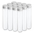 PATIKIL 80ml Plastic Test Tubes with Screw Caps, 12Pcs, 156x30mm for Lab Use and Candy Storage