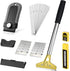 EHDIS 1.5'' and 4'' Glass Scraper Tool, Razor Blade Scraper for Cleaning Windows, Glass, Tiles, Wall, Labels, Floor