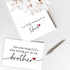 HCIU6YGQ Pregnancy Announcement Card for Brother, Uncle Baby Announcement Ideas Card for Men, Pregnancy Reveal Cards