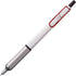 Uni Jetstream EDGE 0.28mm Oil-based Ballpoint Pen - White Red Body (SXN100328W.15), Black Ink