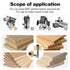 Professional 2 PCS Tongue and Groove Router Bit Set, 1/2 Inch Shank Wood Milling Cutter for Joinery