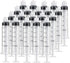 20 Pack 5ml Plastic Syringe, Luer Lock with Measurement, No Needle for Scientific Labs Liquid Measuring, 20pcs