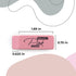 BAZIC Pink Eraser, Latex Free Bevel Erasers, Large Block Erasers for Art Drawing, School Office Kids Teachers (4/Pack)