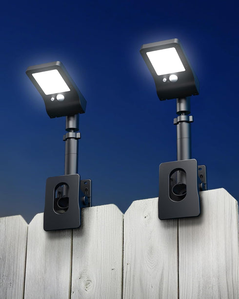 Clip On Solar Lights Outdoor, 350LM Solar Motion Sensor Clamp Light with