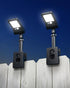 Clip On Solar Lights Outdoor, 350LM Solar Motion Sensor Clamp Light with