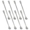 8PCS Stainless Steel Double End Reagent Sampling Spoons, 2 in 1 Lab Mixing Spoons