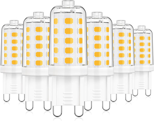 MAXvolador G9 LED Bulb Dimmable, Soft White 3000K, 40W T4 Halogen Equivalent,