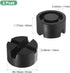 1-Pack 3.1 Inch Pinch M METERXITY Floor Jack Rubber Pad, Dia Universal Rail Weld Stand Jack Round Pad Adapter