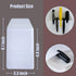 Pack of 10 Pocket Protectors, Heavy PVC Pen Holder Pouch, Leak Protector for Hospital School Office Supplies (White)