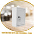 Package LALAFINA Wall Mounted Milk Box with Lock Durable and Compact Design for Milk Bottles and Mail Storage Locker