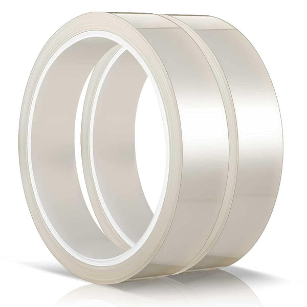 Zonon 2 Pieces 108 ft Clear Heat Tape - High Temp Resistant for Sublimation and Heat Transfer, Ideal for Electronics