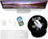 Blusabaca Funny Mouse Pad with Wrist Rest, Ergonomic Mouse Pads Wrist Support for Desk, Gaming Mousepad for Wireless