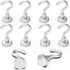 Magnetic Hooks Refrigerator, 22 LBS Super Magnets with Neodymium Rare Earth for Hanging, Pack of 10