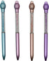Maydahui 12PCS Pineapple Crystal Bling Ballpoint Pens, Retractable Quicksand Pens for Girls School Office Supplies
