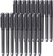 Generic Black Gel Ink Rollerball Pens 0.7mm Gel Pens 2-in-1 Stylus Pens Medium