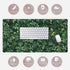 Cute Cat Mouse Desk Pad - Kawaii Green Desk Mat, Large Gaming Mouse Pad for Computer Office, Non-Slip Base, Stitched
