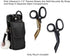Tactical EMT Shears Holster with Belt Tool Pouch - Black