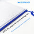 AUSTARK 20 Pcs Waterproof Zipper File Bags, Plastic Mesh Pouch, Board Game Storage Bag for Office School (B4 Size
