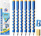 Triangular Fat Pencil - 12 Pack Jumbo Wood Pencils for Writing & Drawing, Thick HB with Eraser & Sharpener