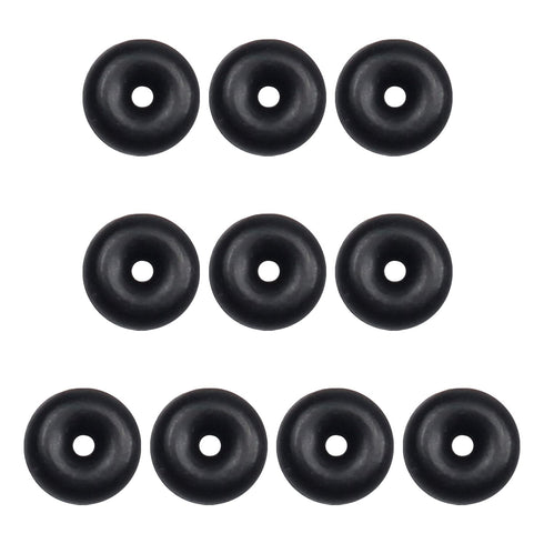 Othmro 500pcs Nitrile Rubber O-Rings, 2mm Wire Dia 6mm OD for Oil or Air Sealing, Black Washers