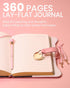 Diary with Lock and Keys for Girls – 360 Gold Edged Pages, B6 Refillable Notebook, Garden Pink, with Pen and Bookmark