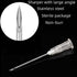 100Pack - 22G 1 Inch Dispensing Tool Luer Lock for Industry, Scientific Laboratory, Plant Cultivation Research, Liquids Refiling and Measuring(Individually Sealed Packed)