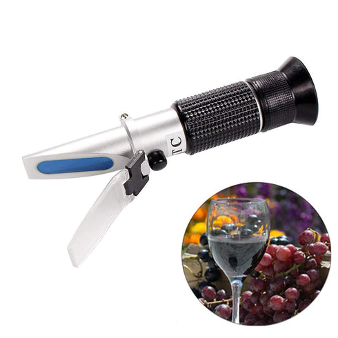 0-25% 0-40% Scale Range Volume Brix Portable Beer Refractometer Handheld Alcohol Refractometer with ATC for Distilled