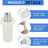 40pcs White(1 0.46 0.31 Inch) uxcell Shutter Repair Pins, Spring Loaded Plantation Shutter Replacement Repair Pins